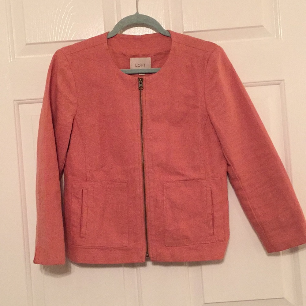 Sold Loft Pink Blazer - Picture 2 of 4